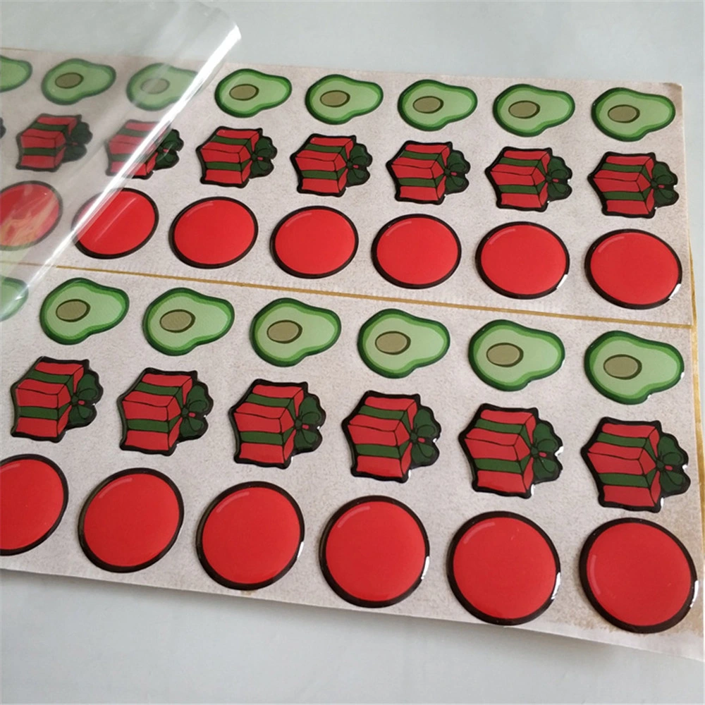 Custom Dome 3D Epoxy Resin Sticker