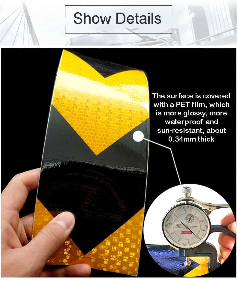 Traffic Safety Road Sign 3m Certificate Reflective Tape Car Sticker